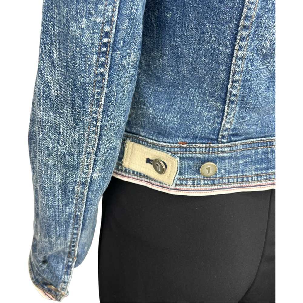 Pilcro and the Letterpress Anthropologie Blue Jean Jacket XS - Picture 6 of 8